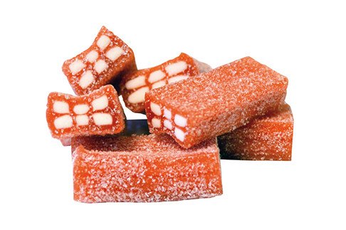 SOCKRAD TEGELSTEN JORDGUBB - 1 kg