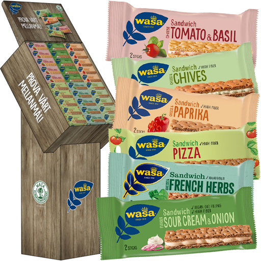 Sandwich Mixad Display 288st x 30-40g