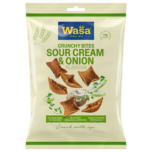 Wasa Crunchy Sourcream & Onion 10 x 100g