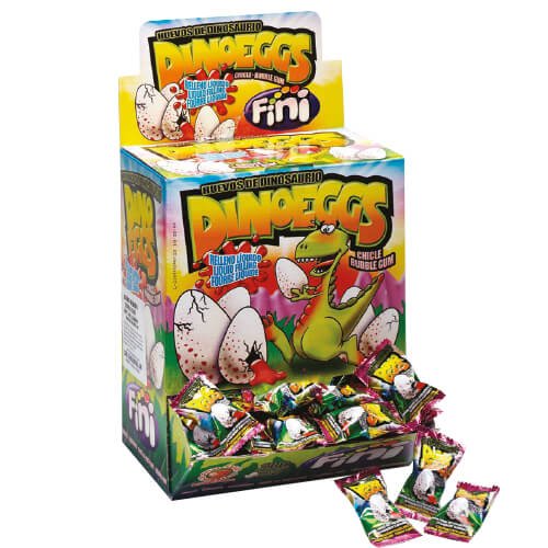 DINO EGGS BUBBLE GUM - 200 st