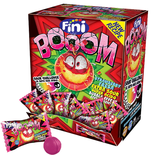 Fini Boom Strawberry Extra Sour 200st