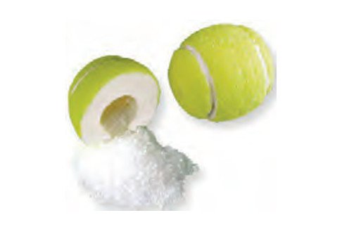 Stora Gula Tennisbollar 1KG