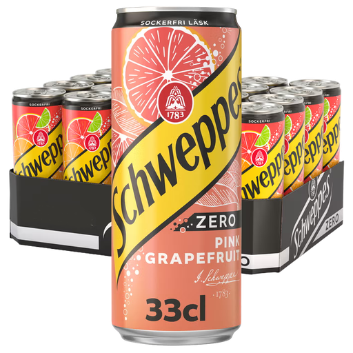 Schweppes Pink Grapefruit Zero 33cl x20