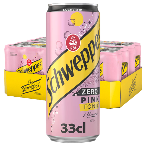 Schweppes Pink Tonic Zero 33cl x 20st