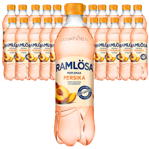 Ramlösa Mer Smak Persika 50cl x 24st