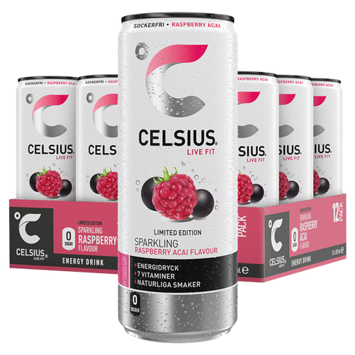 Celsius Raspberry Acai 25cl x 12st