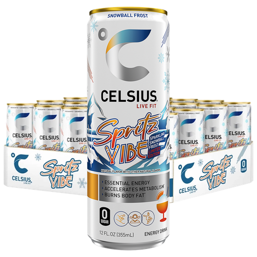Celsius Spritz Vibe 355ml x 24st