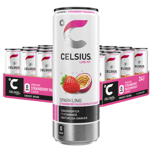 Celsius Strawberry Passion 24st x 355 ml