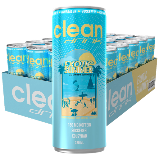 Clean Drink Exotic Summer 24st x 33cl