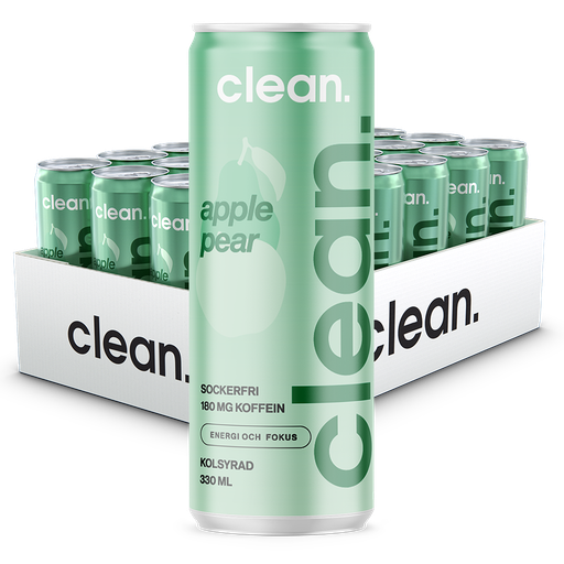 Clean Pear Apple 330ml x 24st