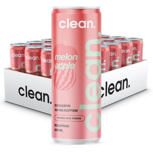 Clean Melon Apple 330ml x 24st