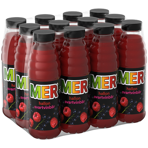 MER Hallon/Svartvinbär 50cl - 12st