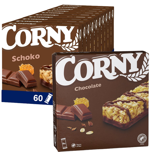 Corny Bars Choklad 6-pack 25g x 10st
