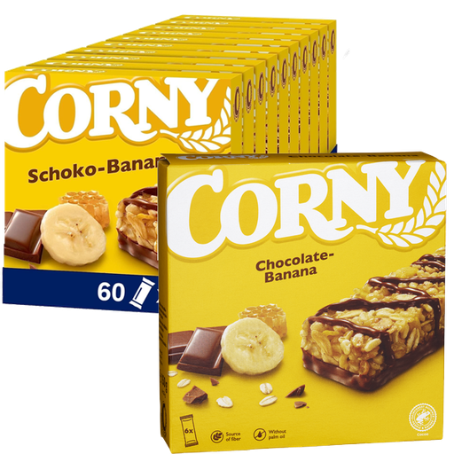 Corny Bar Banan/Choklad 6-pack 25g x10st