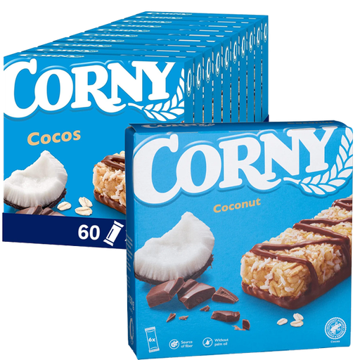 Corny Bars Coconut 6-pack 25g x 10st