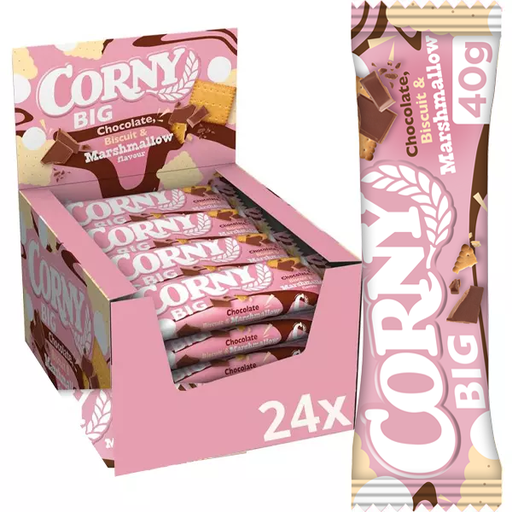 Corny BIG Choco Biscuit&Mallow 40gx24st