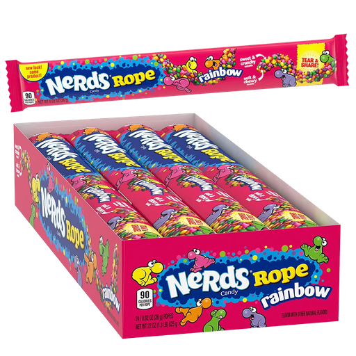 Nerds Rainbow Rope 26g x 24st