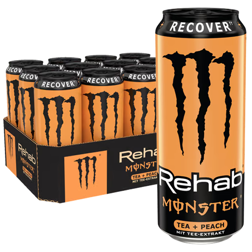 Monster Rehab Peach 12st x 500ml