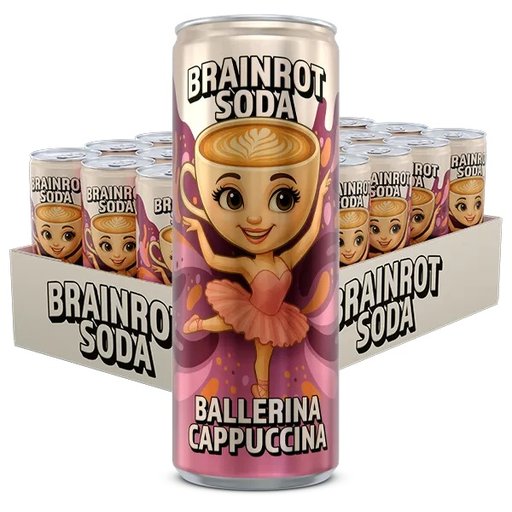 Brainrot Soda Ballerina Cappuccina 24st