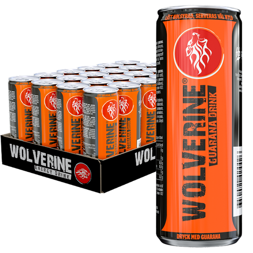Wolverine Guarana 25cl x 24st
