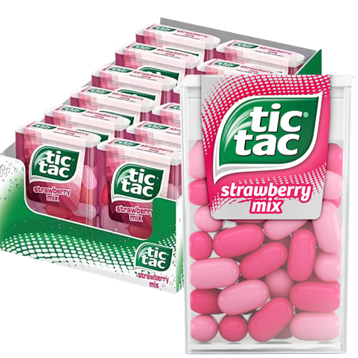 Tic Tac Strawberry 18g x 12st