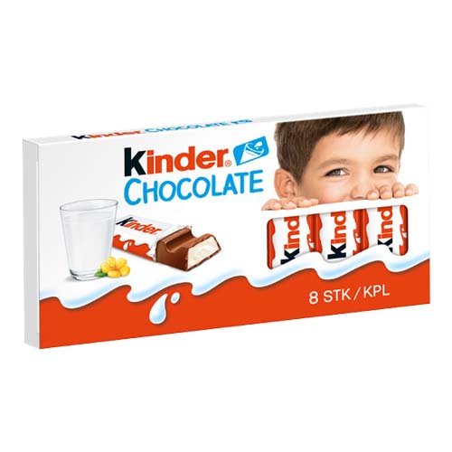 Kinder Chocolate 8-Pack 100g x 10st