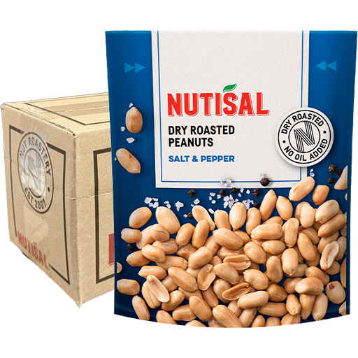 Nutisal Roast Peanut Salt&Pepper 8x175g
