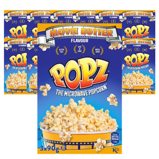 Popz Micropop Movie Butter 3x90G 12st