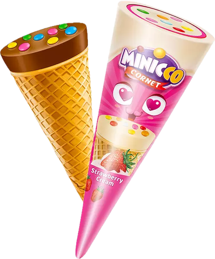 Cornet Jordgubbsstrut 25g, 2.4kg