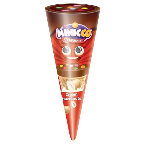 Cornet Hasselnötsstrut 25g, 2.4kg