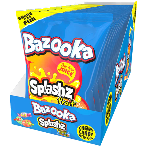 Bazooka Splashz Fruity 120g x 12st