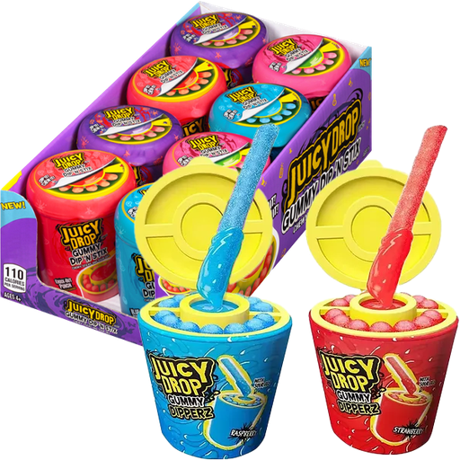 Juicy Drop Gummy Dipperz 96g x 8st
