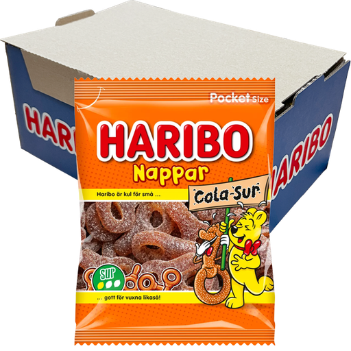 Haribo Sura Colanappar 70g x 22st