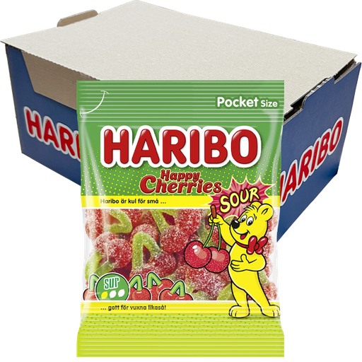 Haribo Happy Cherries Sour 75g x 20st