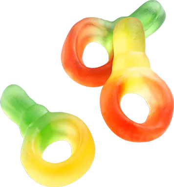 Haribo Nappar Frukt 3,5 kg