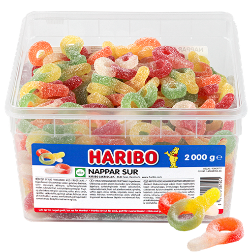 Haribo Sura Nappar 2kg