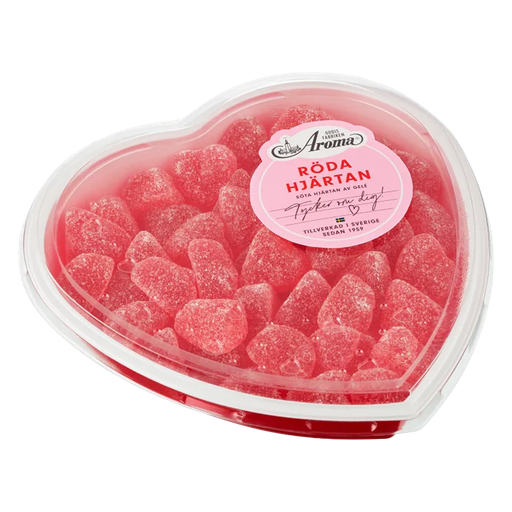 Aroma Röda Hjärtan i Ask 385g