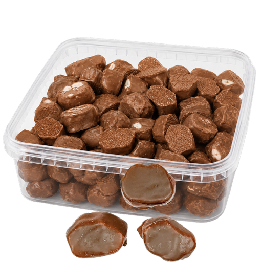 Chokladdoppad Marsmallow Läppar  600g