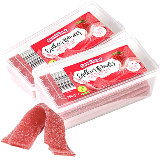 2st - Sour Belts Strawberry 350g