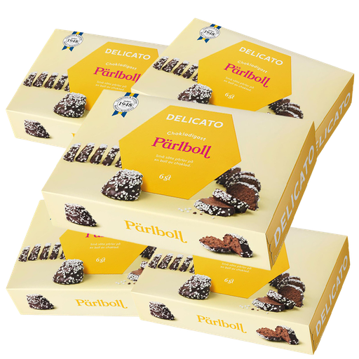 5st - Delicato Pärlboll 6-pack