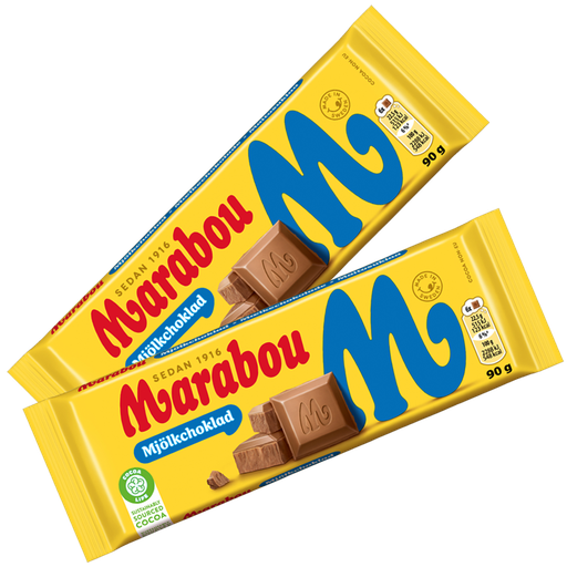 2st - Marabou Mjölkchoklad 90g