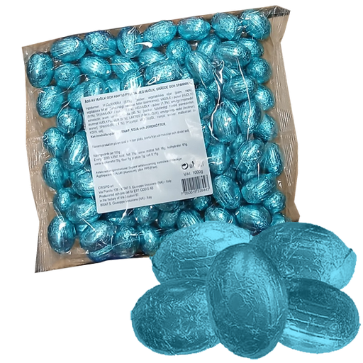 Staniolägg vitchoklad med crisp - 1kg