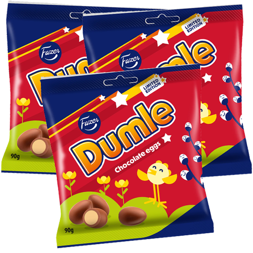 3st - Dumle Chokladägg 90g