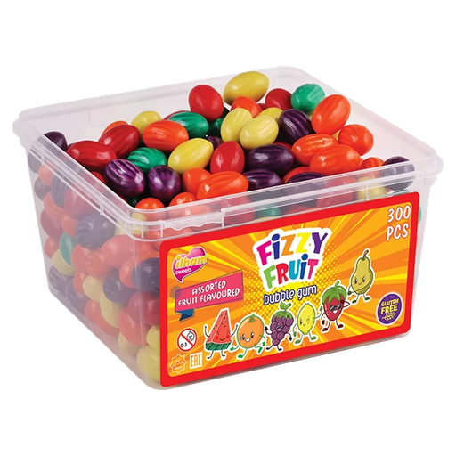 Fizzy Fruit Bubblegum Burk 1.5kg