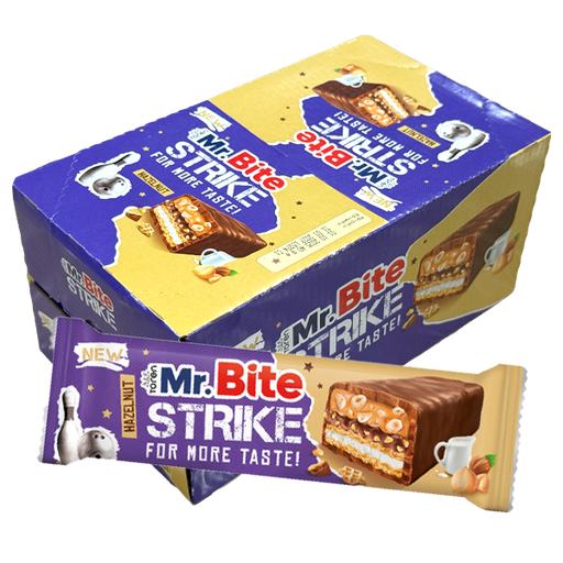 Mr Bite Strike Hasselnöt 24st x 40 g