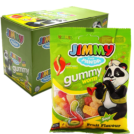 Jellioo Sour Worm 80g x 12st