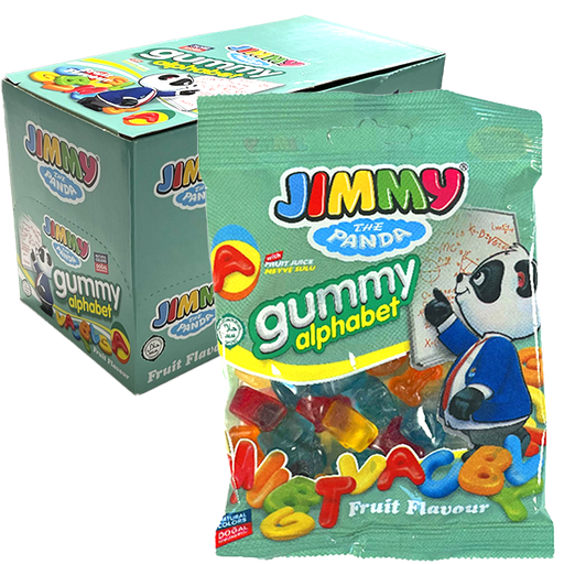 Jellioo Alphabet 80g x 12st
