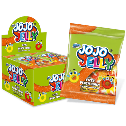 JoJo Jelly Fizzy Peach Rings 20g x 170st
