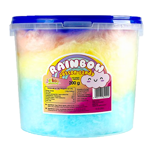Jellio Rainbow Cotton Candy 200g