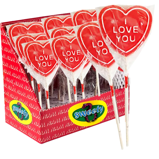 I Love You Klubbor 75G (24 st klubbor)